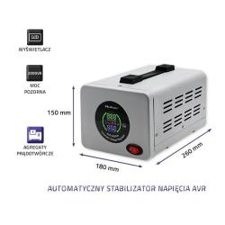 Stabilizator napięcia AVR Qoltec 2000VA