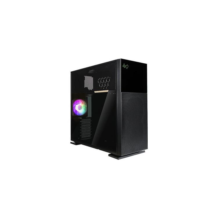 InWin 515 Midi-Tower Hartowane szkło - czarne