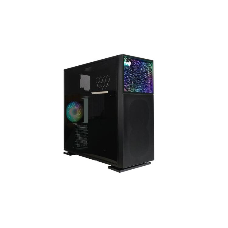 InWin N515 Midi-Tower Hartowane szkło - czarne