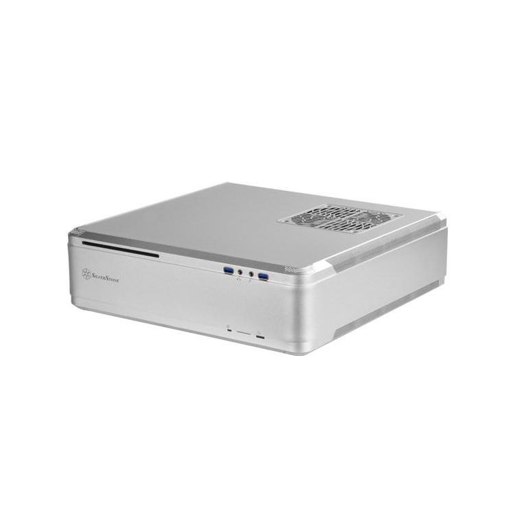 Obudowa SilverStone SST-FTZ01S Fortress Mini-ITX - srebrna