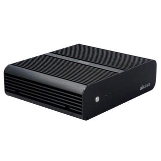 Obudowa Akasa Euler Fanless Thin-Mini-ITX, OEM - czarna