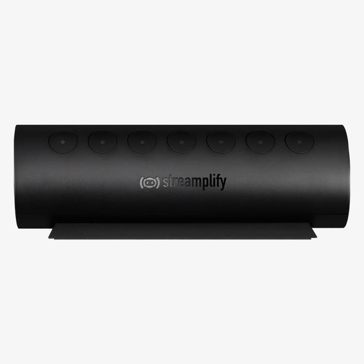 Streamplify HUB CTRL 7, 7x USB 3.0 Typ A, RGB, 12V, zasilający UE - czarny