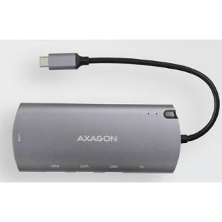 AXAGON HMC-6M2, hub USB 3.2 Gen 1, por