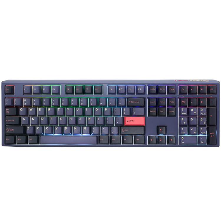 Klawiatura gamingowa Ducky One 3 Cosmic Blue, RGB LED - MX-Red (US)