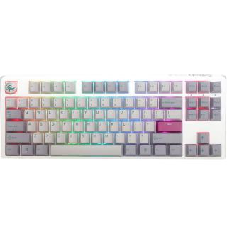 Klawiatura gamingowa Ducky One 3 Mist Grey TKL, RGB LED - MX-Speed-Silver (US)