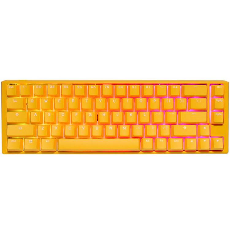 Klawiatura gamingowa Ducky One 3 Yellow SF, RGB LED - MX-Silent-Red (US)