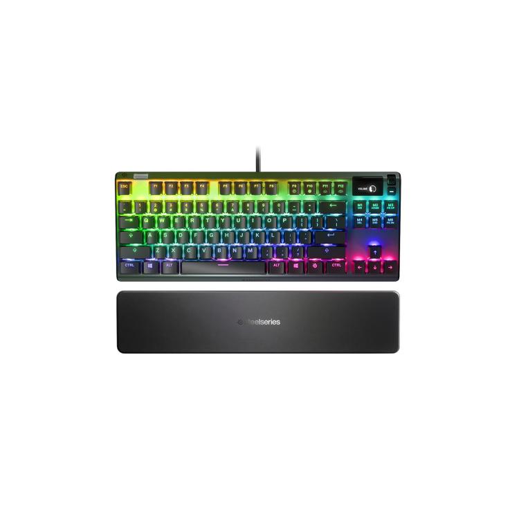 SteelSeries Apex 7 TKL Klawiatura Gamingowa, QX2 CZERWONY, LED RGB - Czarny