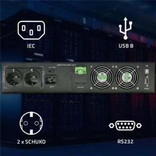 Zasilacz awaryjny UPS do RACK | 2.4kVA | 2400W | Power Factor 1.0| LCD | On-line