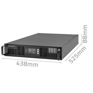 Zasilacz awaryjny UPS do RACK | 3kVA | 3000W | Power Factor 1.0 |LCD | On-line