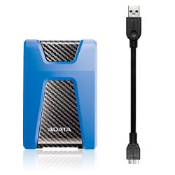 Dysk zewnętrzny HDD ADATA HD650 (1TB 2.5" USB 3.2 niebieski)