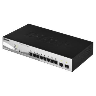 Switch przemysłowy D-Link DGS-1210-10P/E 8xGBit/2xSFP 19"...