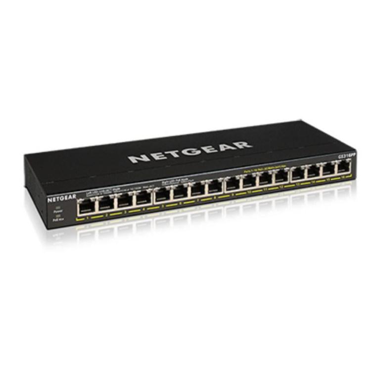 16-P. GB POE+ UNMGD SWITCH 183W/FLEXPOE