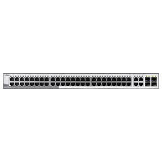 D-LINK DGS-1210-52, Gigabitowy inteligentny przełącznik z 48 portami 10/100/1000Base-T i 4 portami Gigabit MiniGBIC (SFP),