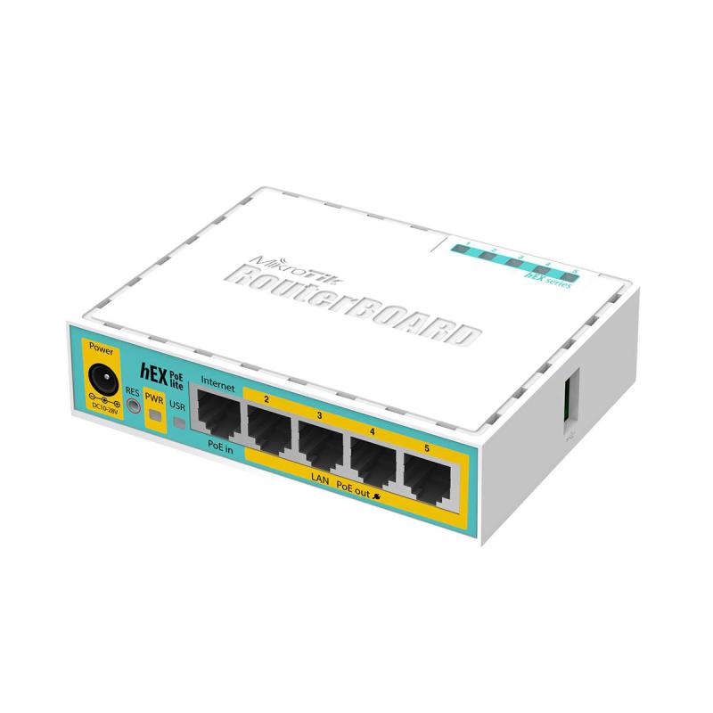 Router MikroTik hEX PoE lite RB750UPr2 4xPoE