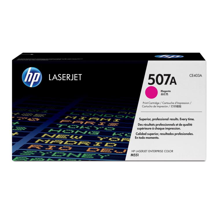 HP 507A - purpurowy - oryginalny - LaserJe