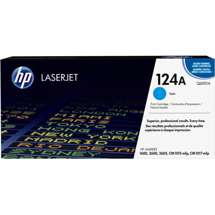 HP 124A - błękitny - oryginalny - LaserJet -