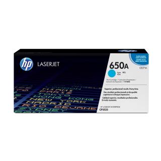 HP 650A - błękitny - oryginalny - LaserJet -