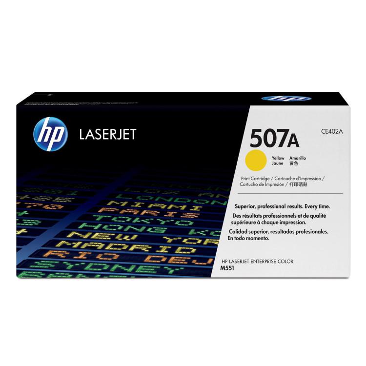 HP 507A - gul - oryginał - LaserJet -