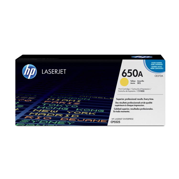 HP 650A - gul - oryginał - LaserJet -