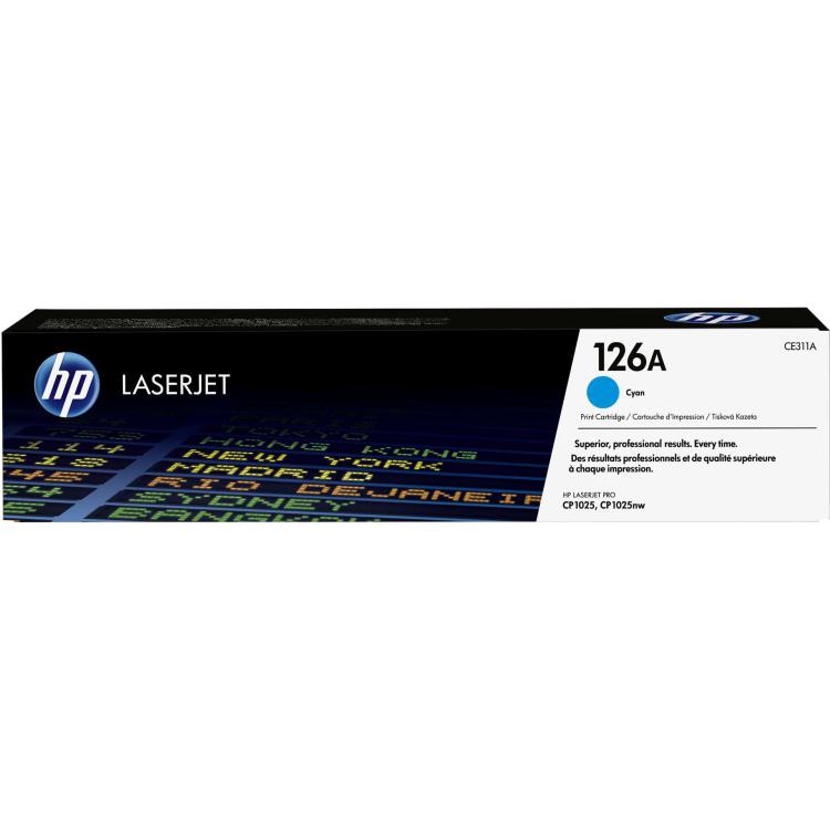 HP 126A - błękitny - oryginalny - LaserJet -