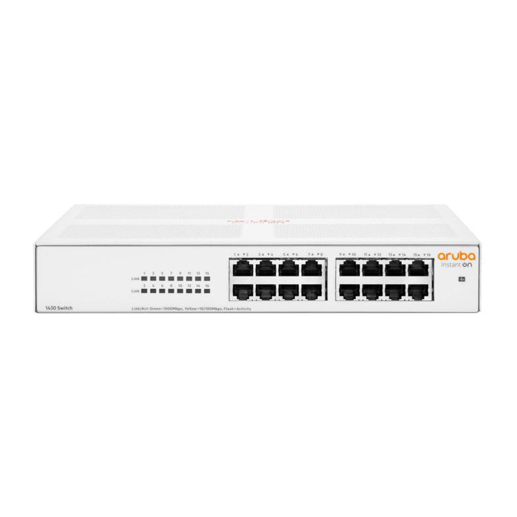 16-częściowy przełącznik HP Enterprise Aruba Instant ON 1430 16G RM