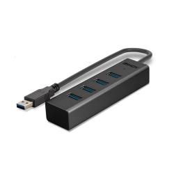 Hub USB 3.0 LINDY 4 Port czarny