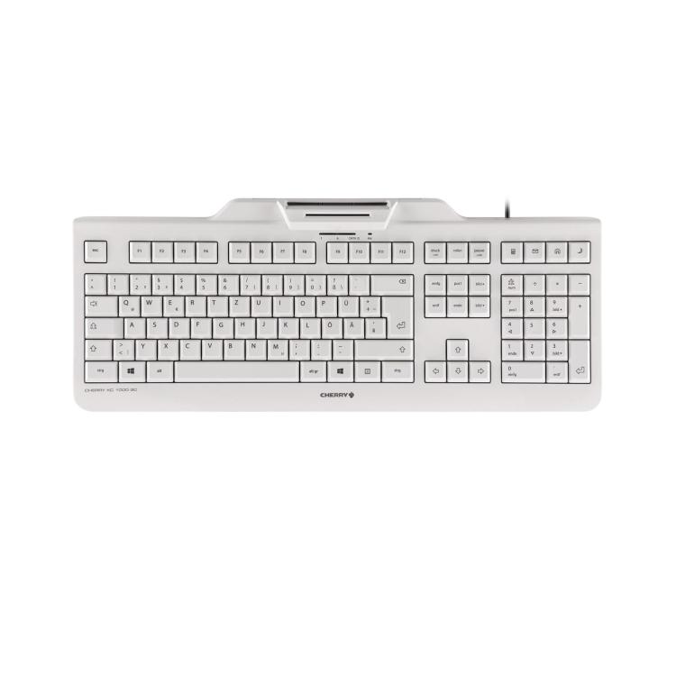 CHERRY KC 1000 SC WHITE-GREY/USB