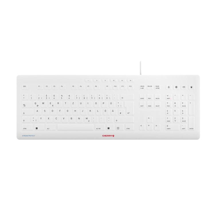 STREAM PROTECT WIRED GER/WHITE-GREY QWERTZ