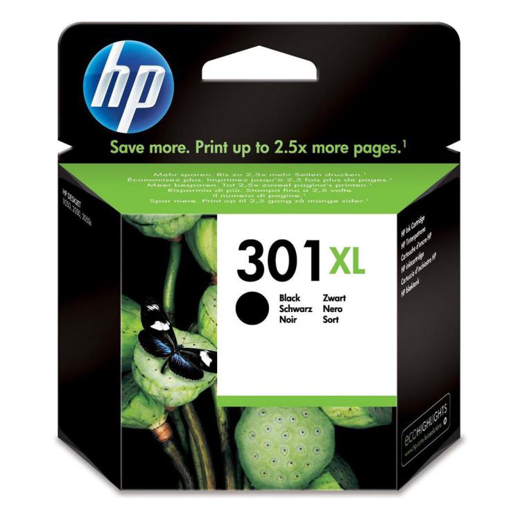 HP 301XL - Hojtydende - sort - origina