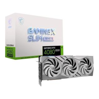 Karta VGA MSI GeForce RTX 4080 SUPER 16G GAMING X SLIM WHITE 16GB GDDR6X 256bit 2xHDMI+2xDP PCIe4.0