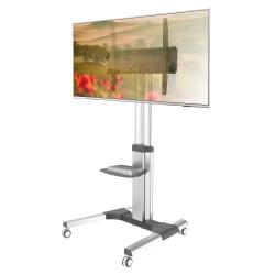 Stojak mobilny Techly 50"-92", 70kg, z półką AV