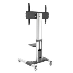 Stojak mobilny Techly 50"-92", 70kg, z półką AV