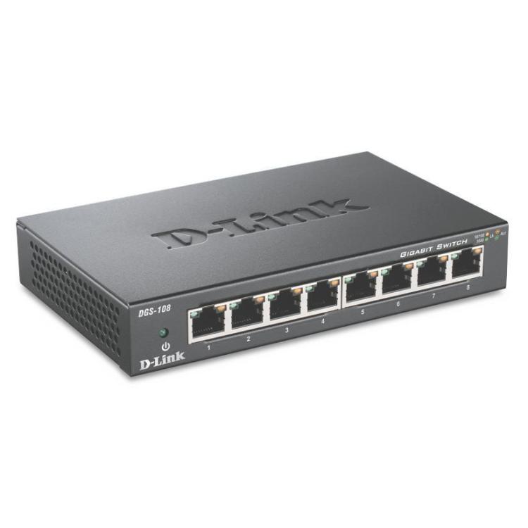 8-PORT LAYER2 GIGABIT SWITCH/.