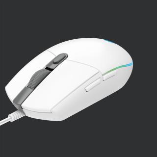 MYSZ USB OPTICAL G203 WHITE 910-005797 LOGITECH