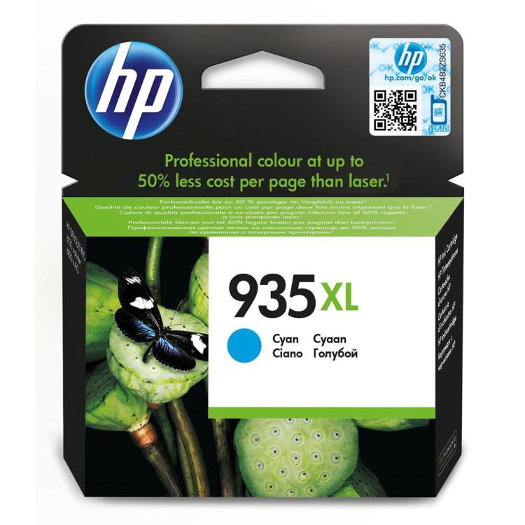 HP 935XL - Hojtydende - cyjan - origina