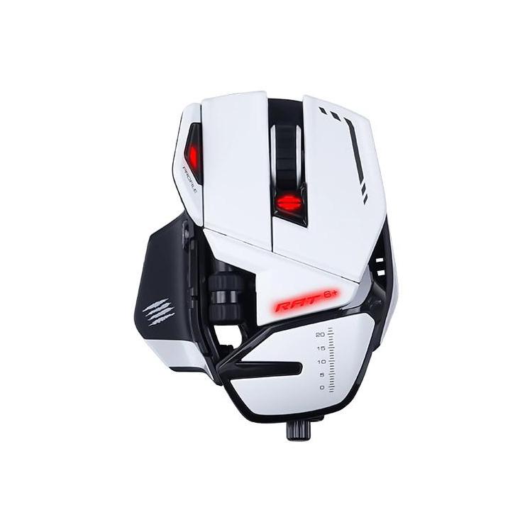 Mysz przewodowa Mad Catz R.A.T. 6+ White