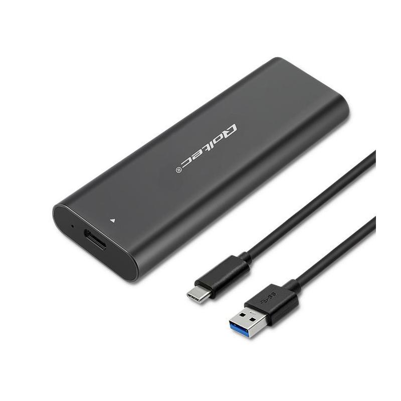 Obudowa/kieszeń Qoltec do dysków M.2 SATA SSD | NGFF | USB typ C