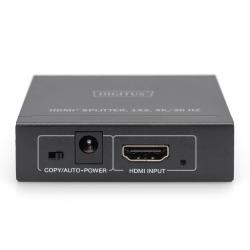 Rozdzielacz/Splitter HDMI DIGITUS 2-portowy 4K/30Hz EDID HDCP1.4