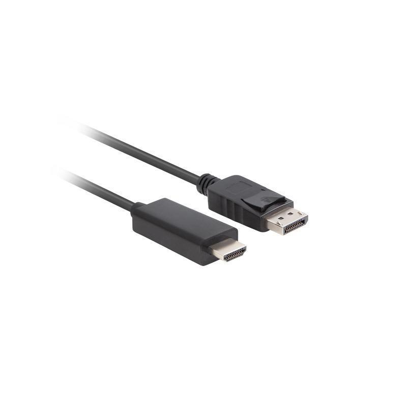 Kabel adapter Lanberg DisplayPort (M) V1.1 - HDMI (M) 1,8m czarny