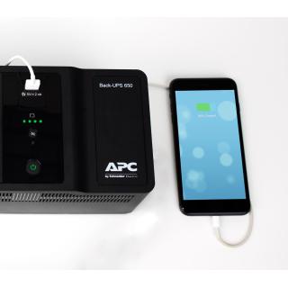 APC BACK-UPS 650VA 230V 1 USB/CHARGING PORTS