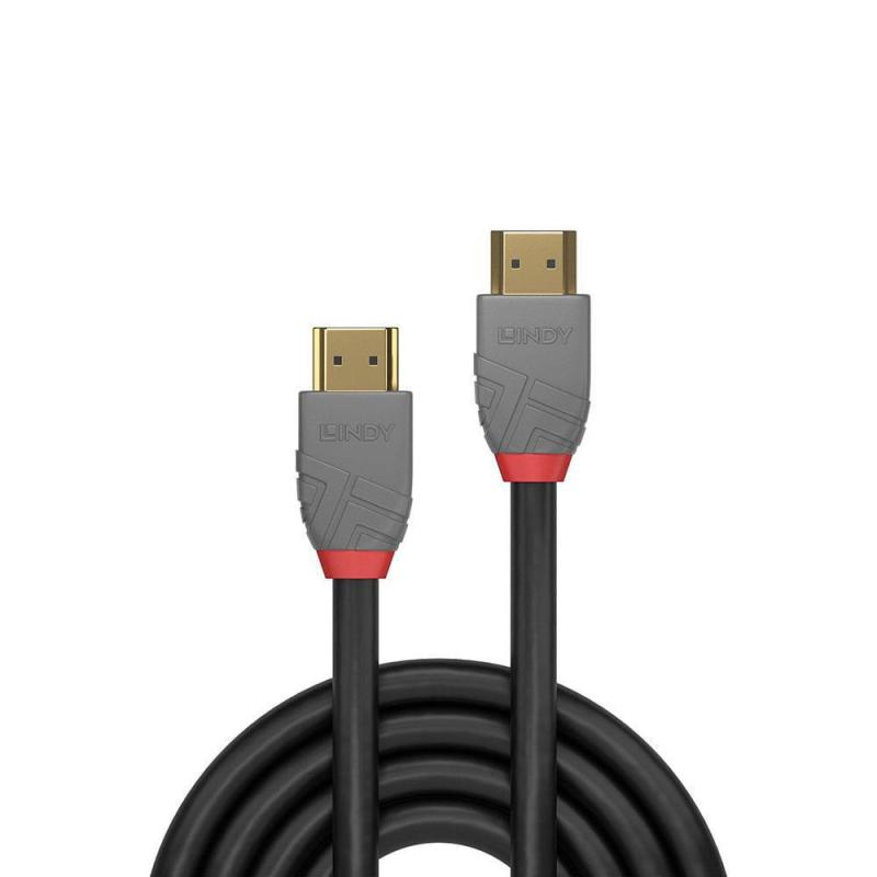 Kabel HDMI 2.0 LINDY High Speed M/M 1m czarny/anthra