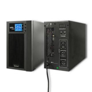 Qoltec Zasilacz awaryjny UPS On-line | Pure Sine Wave | 3kVA | 2.4kW | LCD | USB