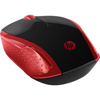 Mysz HP Wireless Mouse 200 Empress Red bezprzewodowa czerwono-czarna 2HU82AA