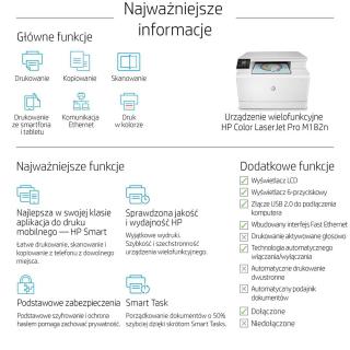 Urządzenie wielofunkcyjne HP Color LaserJet Pro M182n