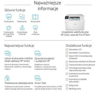 Urządzenie wielofunkcyjne HP Color LaserJet Pro M182n