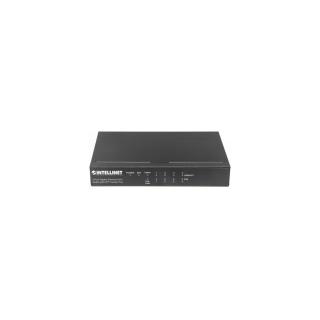 Switch niezarządzalny Intellinet 4x 10/100/1000 Mbps PoE+ 80W + 1xSFP/1xRJ45 Combo desktop