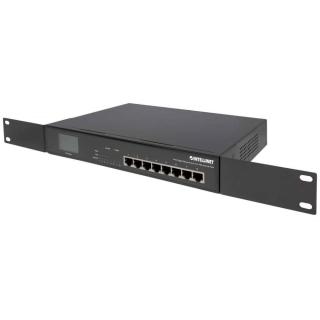 Switch niezarządzalny Intellinet 8x 10/100/1000 Mbps w tym 4x Ultra PoE 140W Desktop/Rack 19" LCD