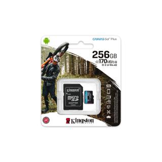 KINGSTON microSDXC Canvas Go Plus 256GB + adapter