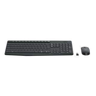 Zestaw klawiatura + mysz membranowa Logitech MK235 920-007931 (USB 3.0 kolor szary optyczna)