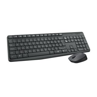 Zestaw klawiatura + mysz membranowa Logitech MK235 920-007931 (USB 3.0 kolor szary optyczna)